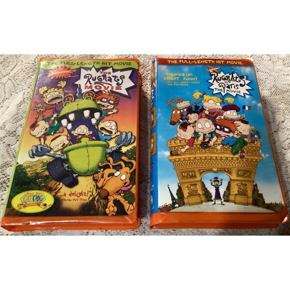 The Rugrats Movie & Rugrats in Paris VHS Tapes (VHS) - Picture 3 of 6